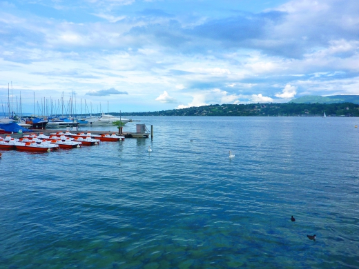 イタリアの海の写真素材