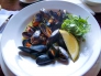 ムール貝の料理の写真素材