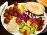 中東料理ファラフェルの写真素材