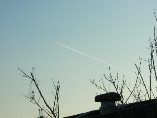 飛行機雲の写真素材03 画像 写真 壁紙の素材が無料のピクリア