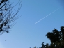 飛行機雲の写真素材06